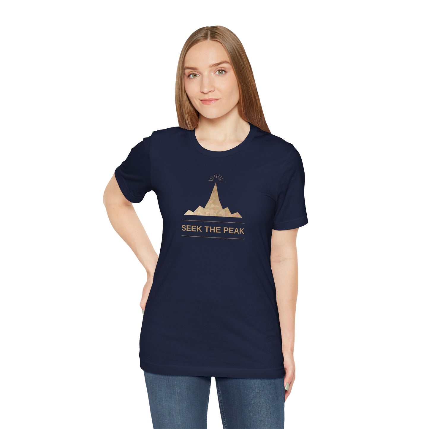Seek The Peak T-Shirt — Mountain Adventure Graphic Tee
