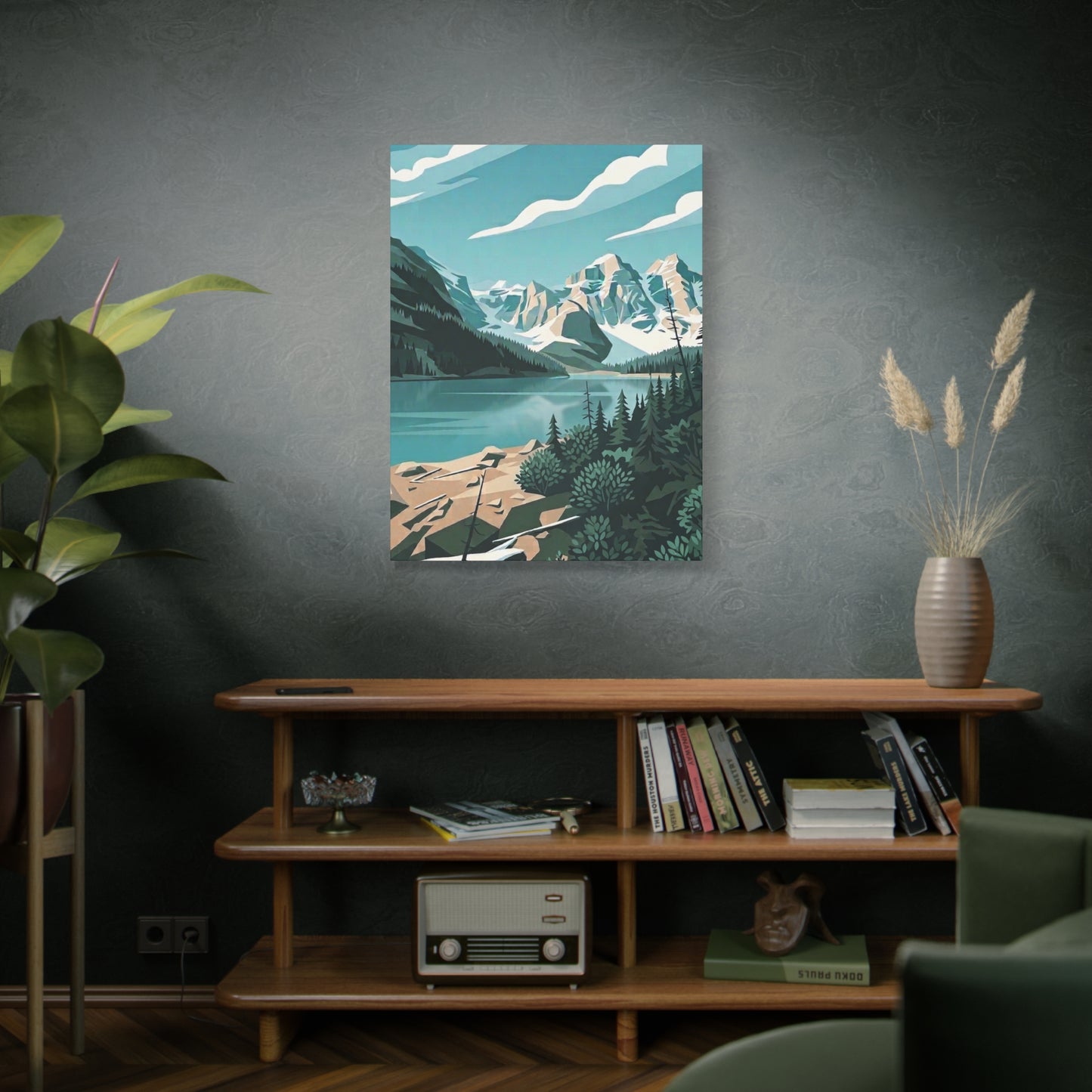 Moraine Lake Landscape Print - Premium Matte Canvas