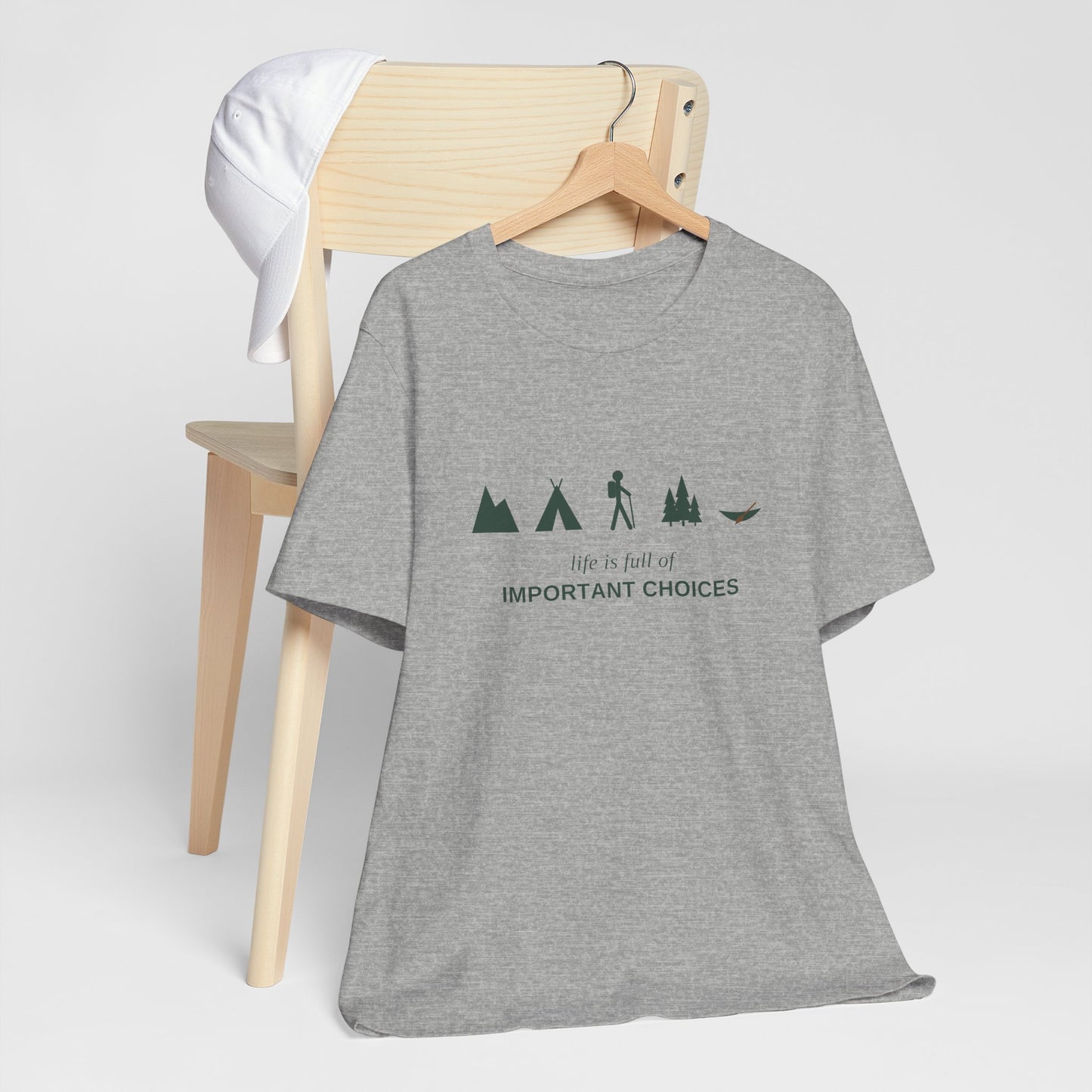 "Life is Full of Important Choices" Adventure Graphic T-Shirt