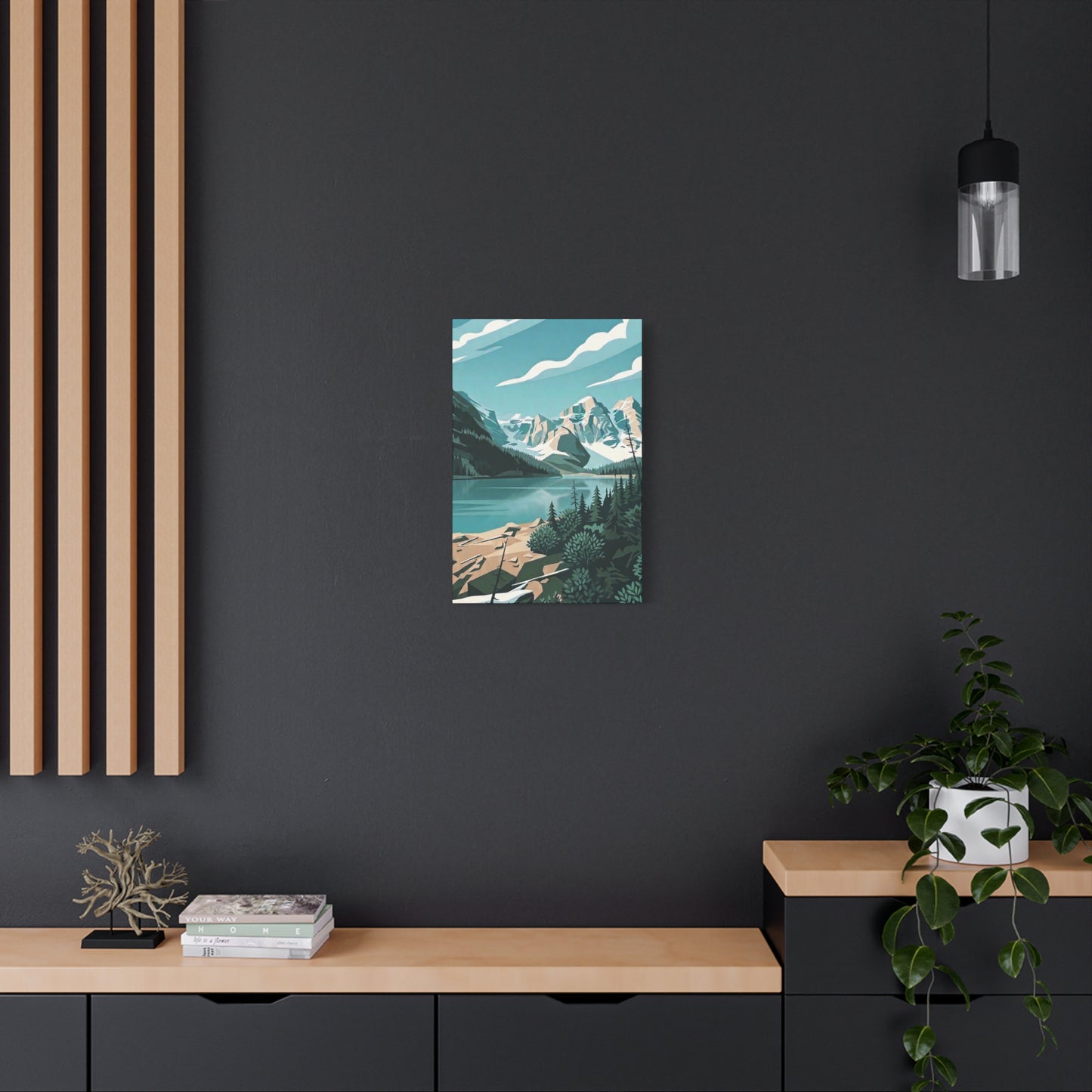 Moraine Lake Landscape Print - Premium Matte Canvas