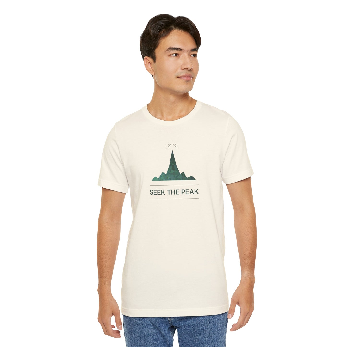Seek The Peak T-Shirt — Mountain Adventure Graphic Tee