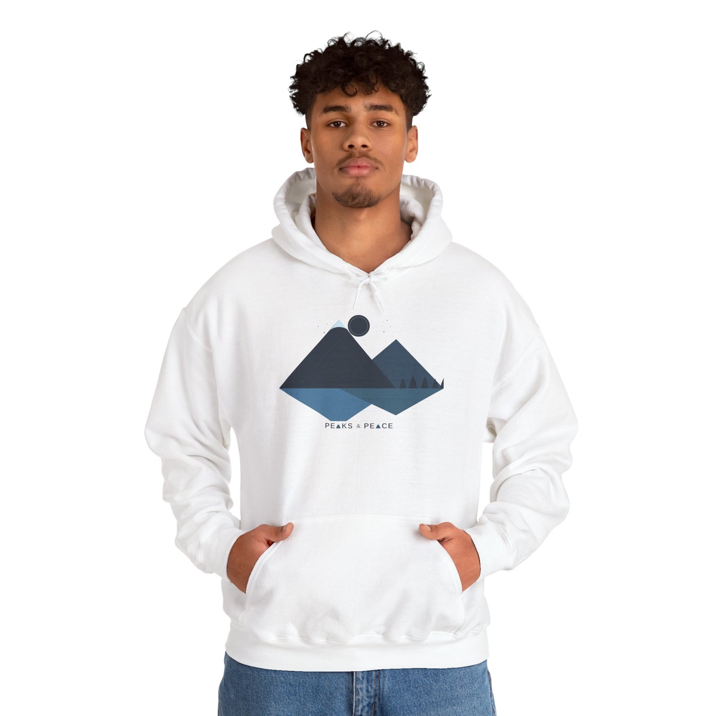 Mountain Lake Hoodie — Peaks & Peace Graphic Hoodie