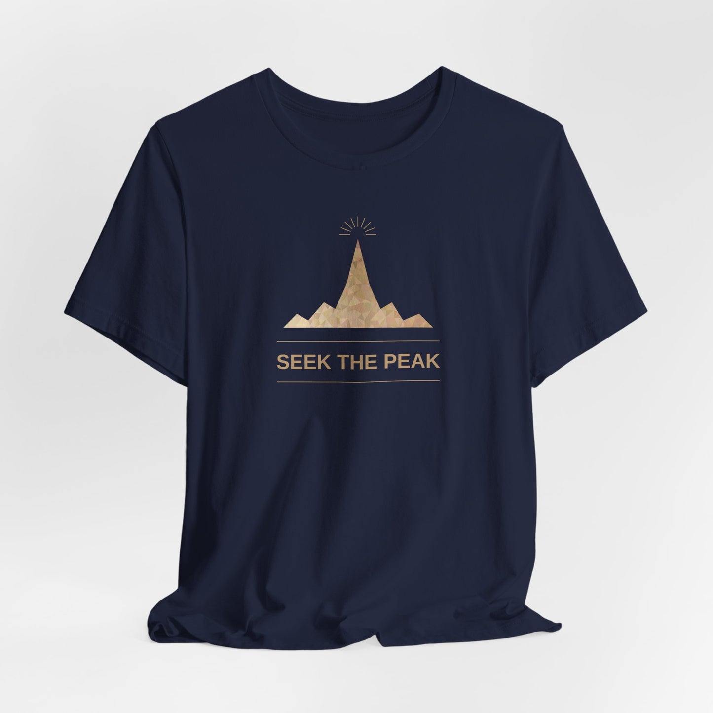 Seek The Peak T-Shirt — Mountain Adventure Graphic Tee