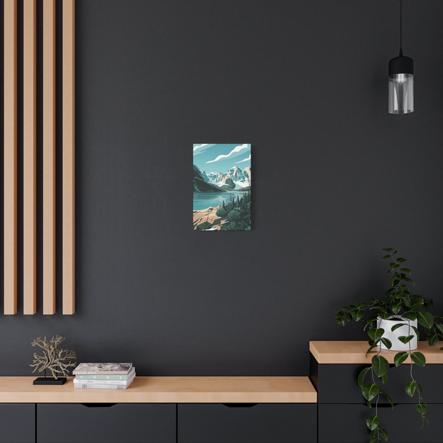 Moraine Lake Landscape Print - Premium Matte Canvas