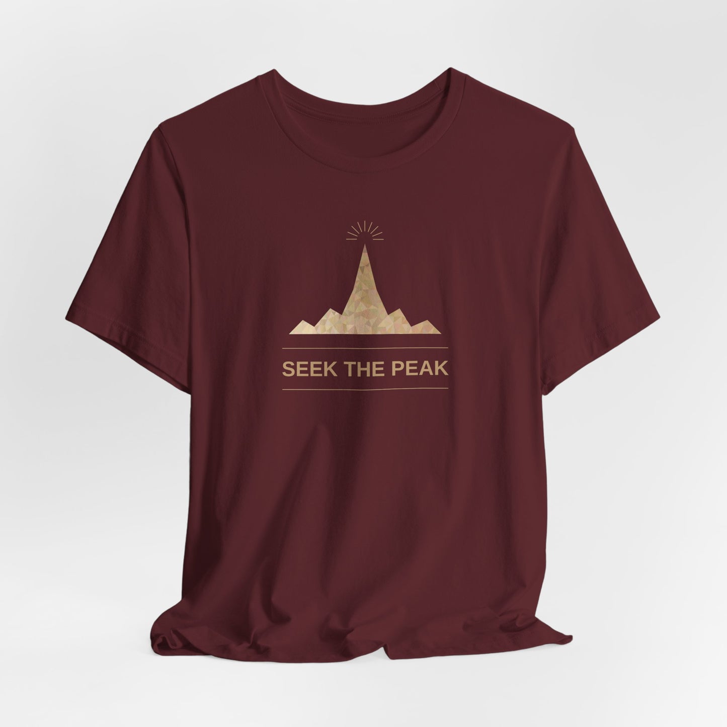 Seek The Peak T-Shirt — Mountain Adventure Graphic Tee