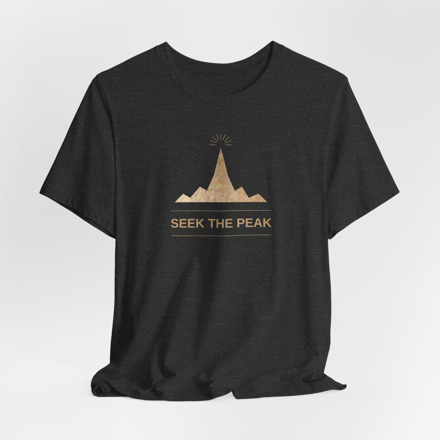 Seek The Peak T-Shirt — Mountain Adventure Graphic Tee
