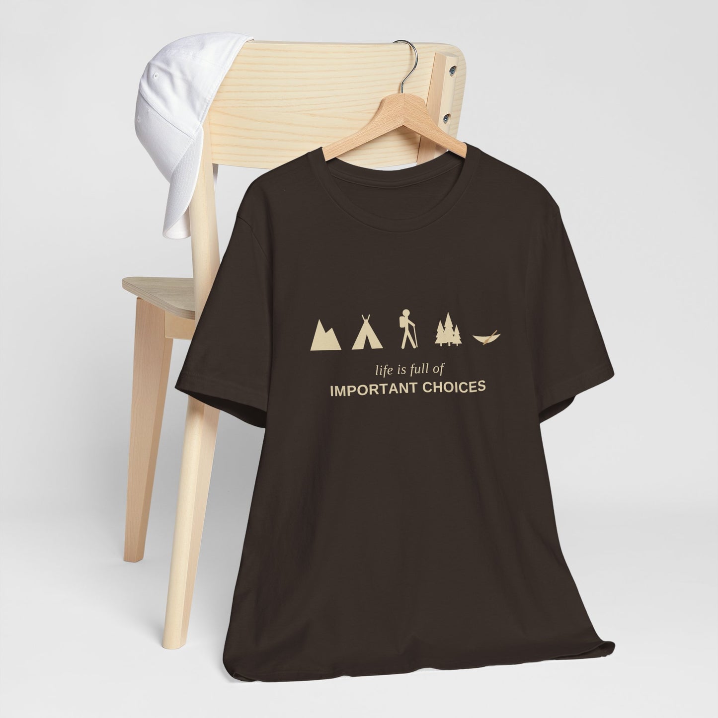 "Life is Full of Important Choices" Adventure Graphic T-Shirt