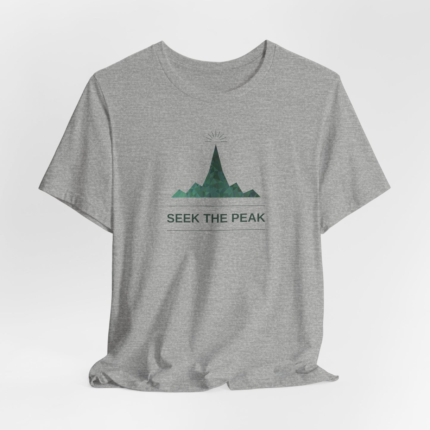 Seek The Peak T-Shirt — Mountain Adventure Graphic Tee