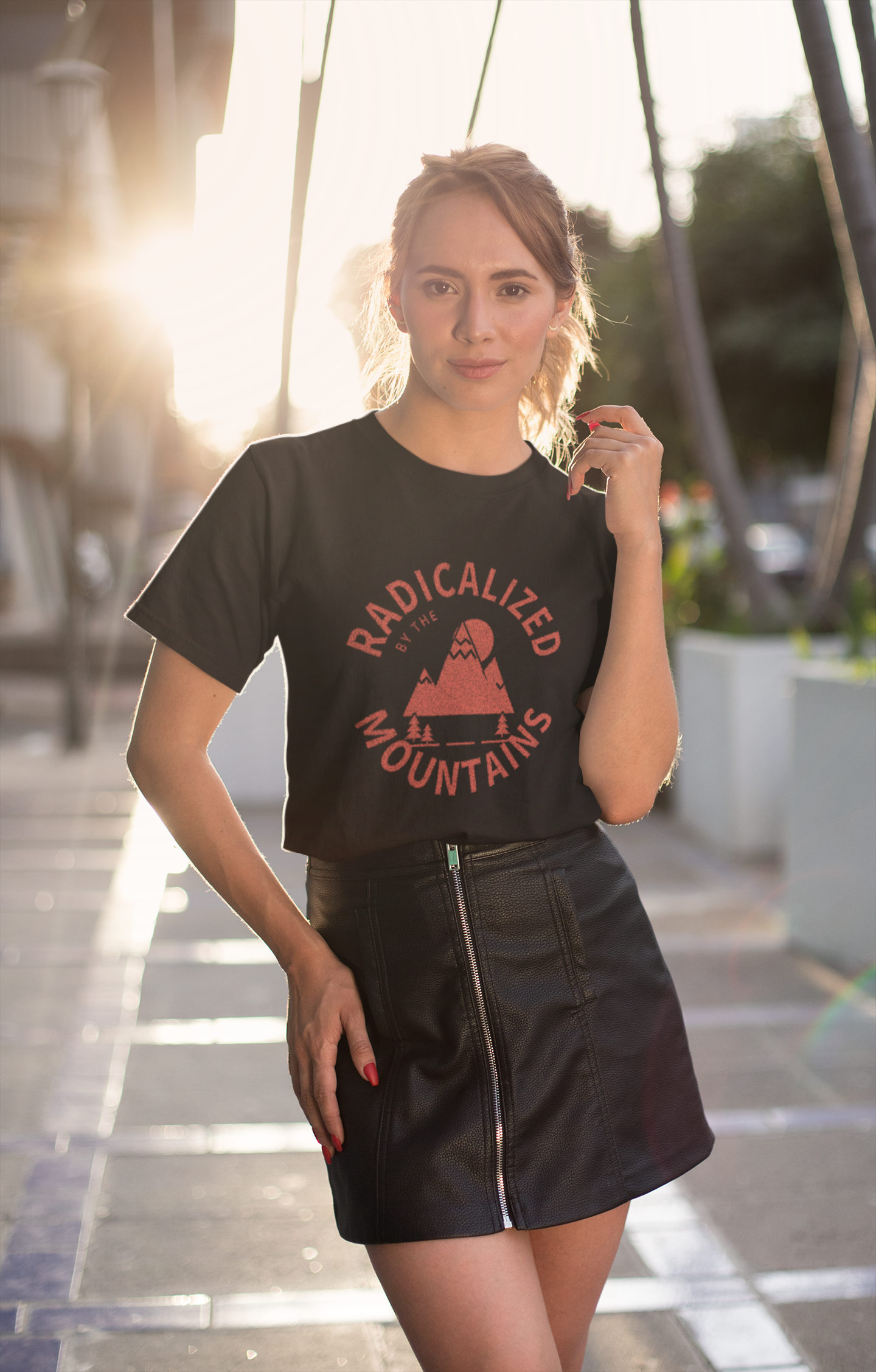 Mountains T-Shirt — Radicalized by the Mountains Graphic Tee