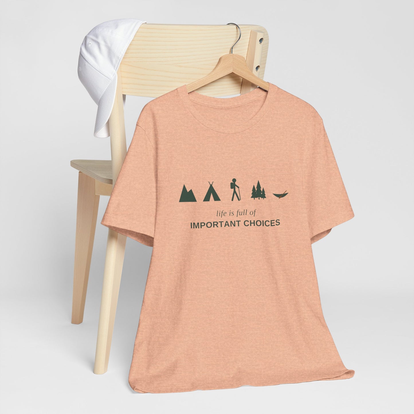 "Life is Full of Important Choices" Adventure Graphic T-Shirt