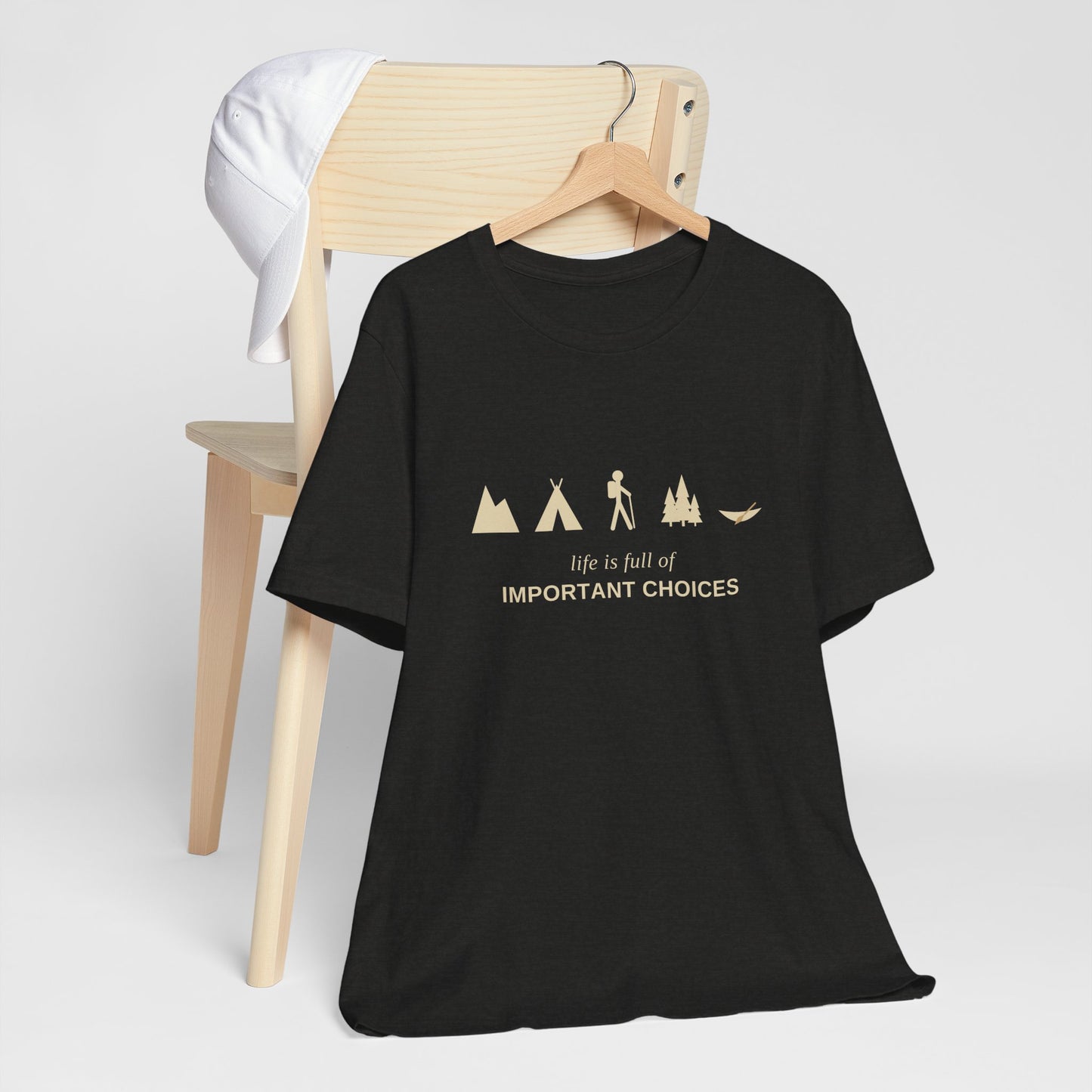 "Life is Full of Important Choices" Adventure Graphic T-Shirt