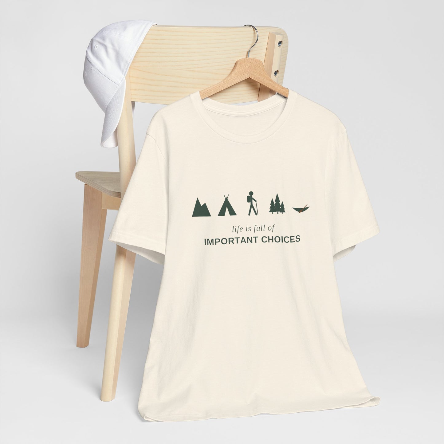 "Life is Full of Important Choices" Adventure Graphic T-Shirt