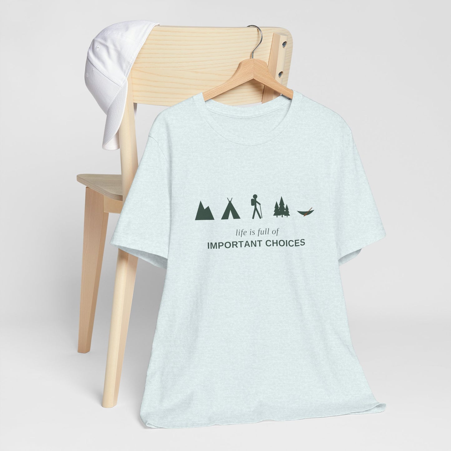 "Life is Full of Important Choices" Adventure Graphic T-Shirt