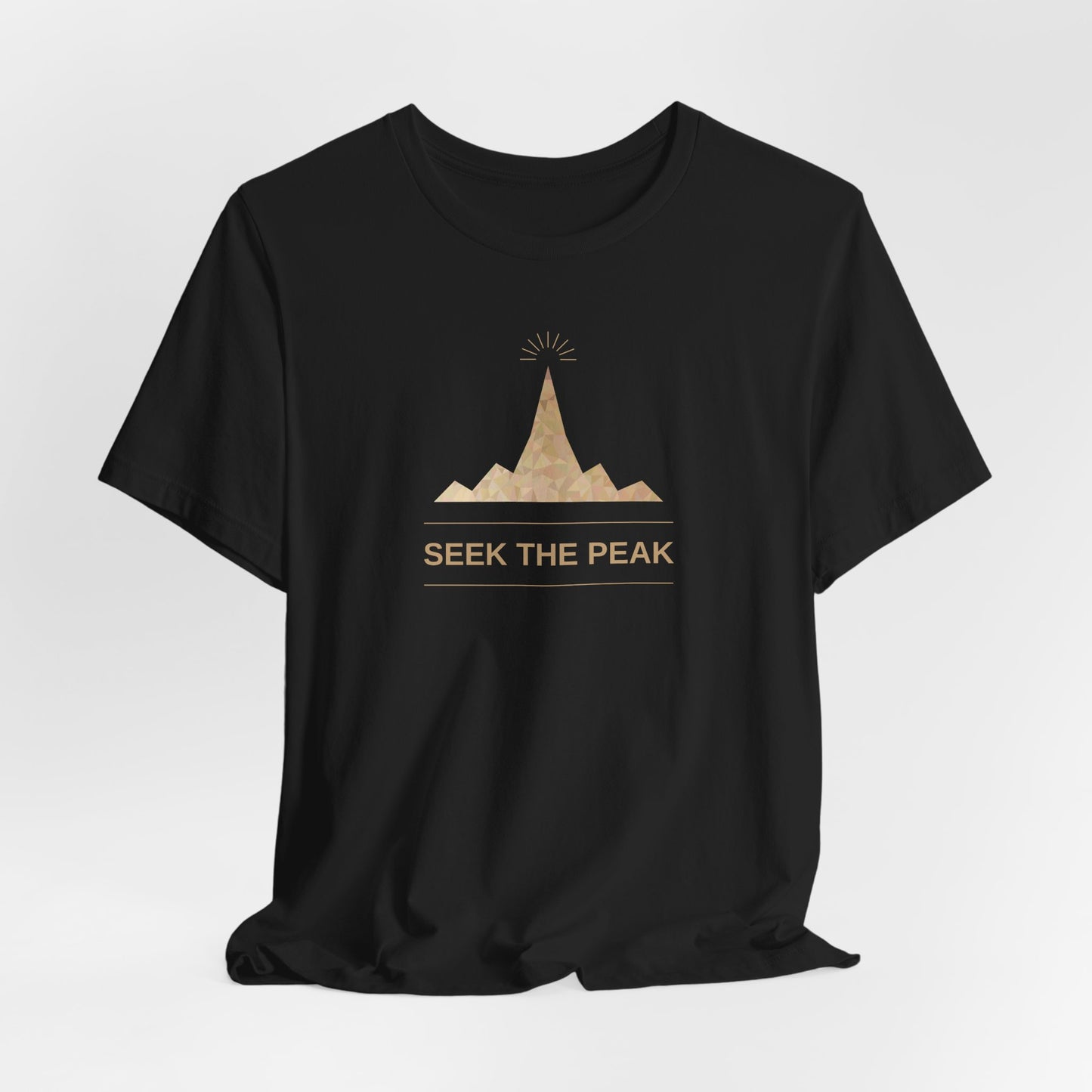 Seek The Peak T-Shirt — Mountain Adventure Graphic Tee