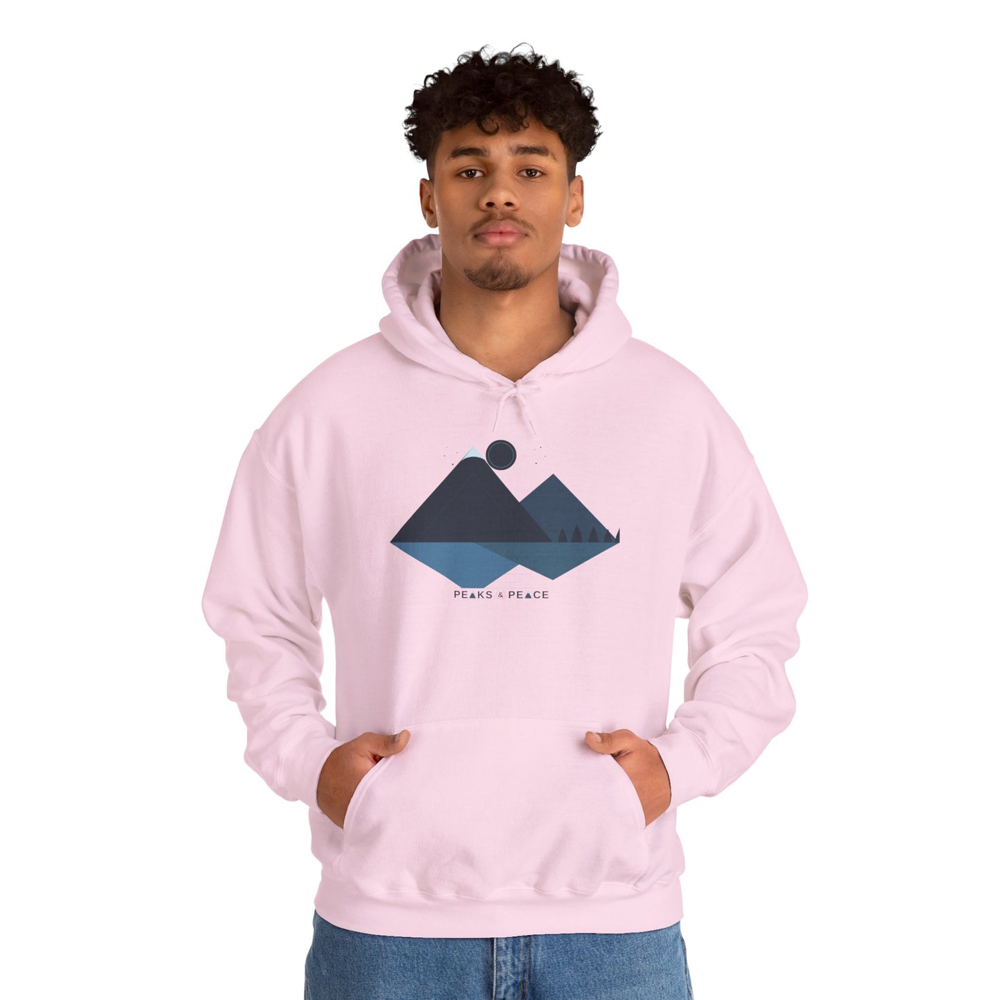 Mountain Lake Hoodie — Peaks & Peace Graphic Hoodie