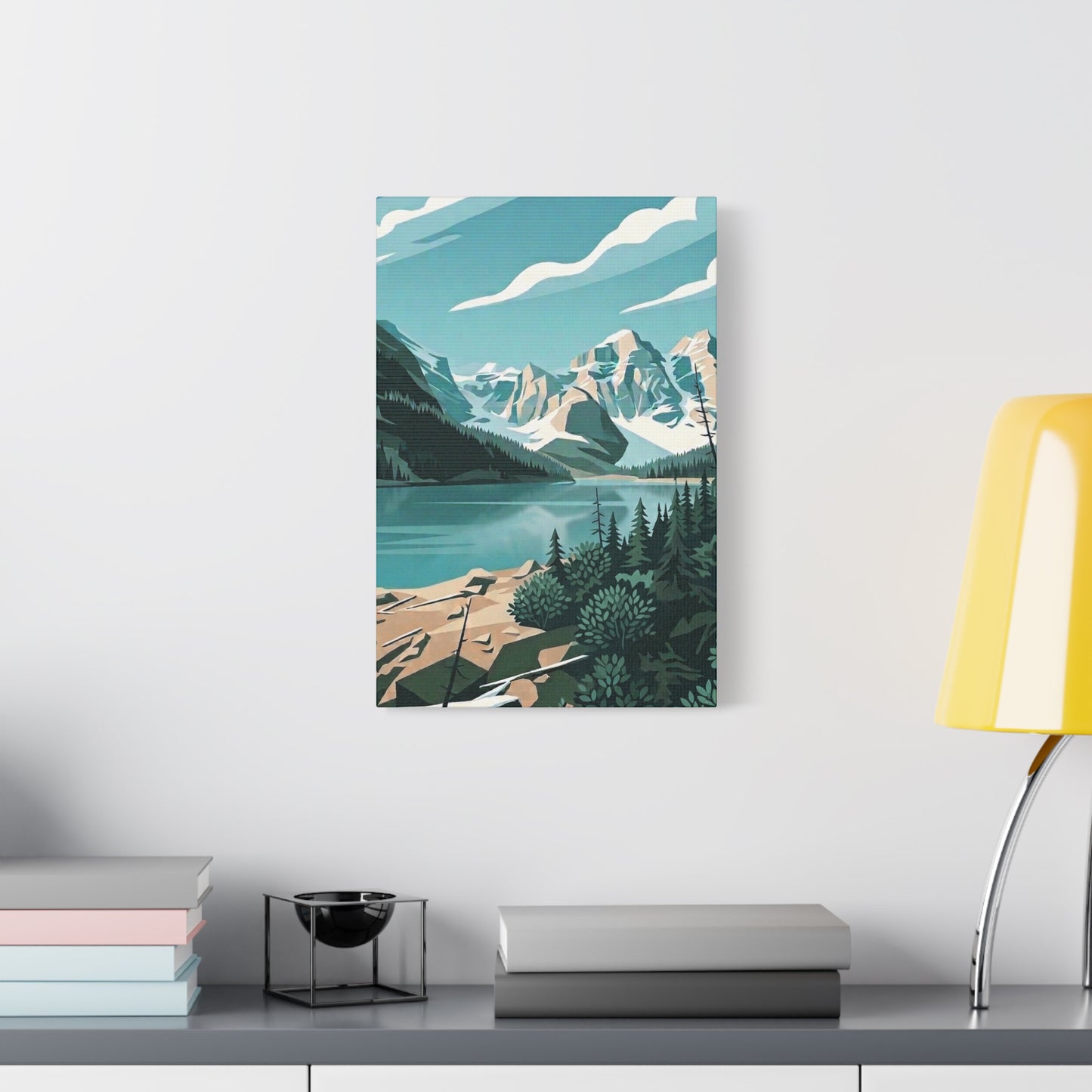 Moraine Lake Landscape Print - Premium Matte Canvas
