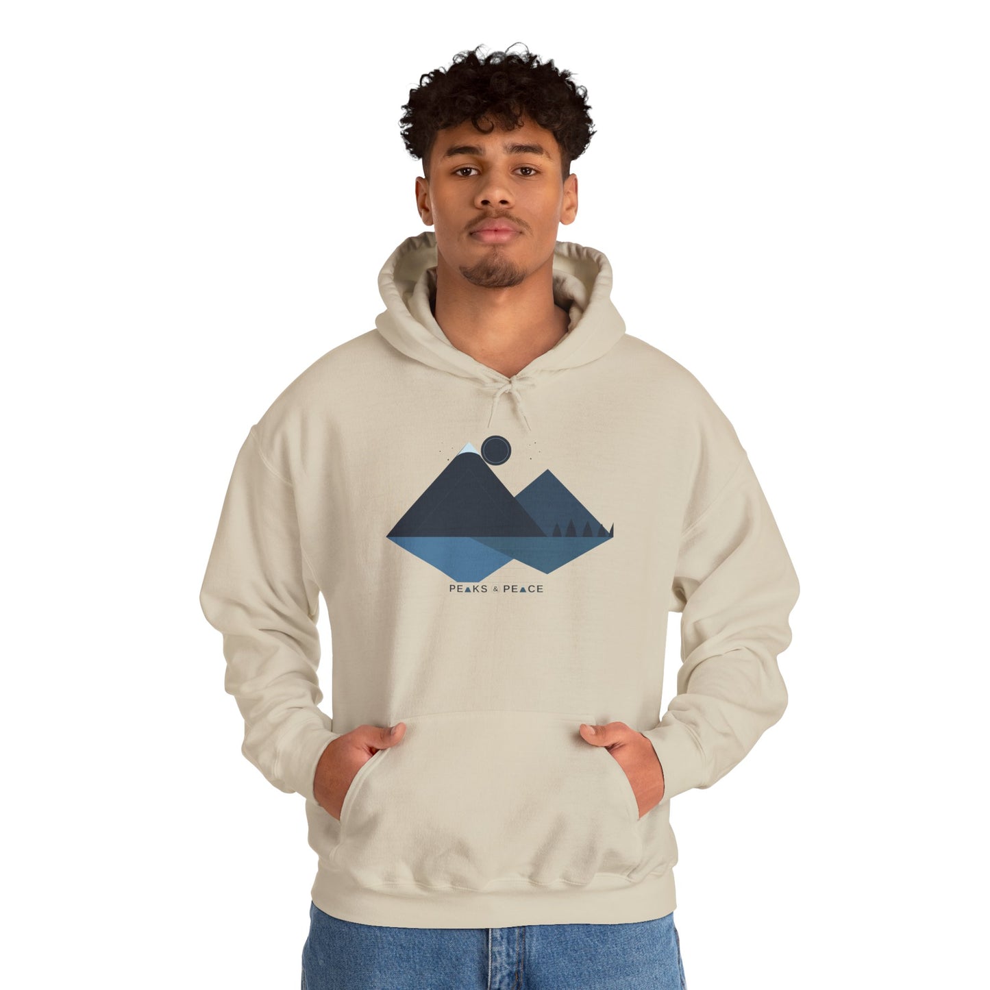 Mountain Lake Hoodie — Peaks & Peace Graphic Hoodie